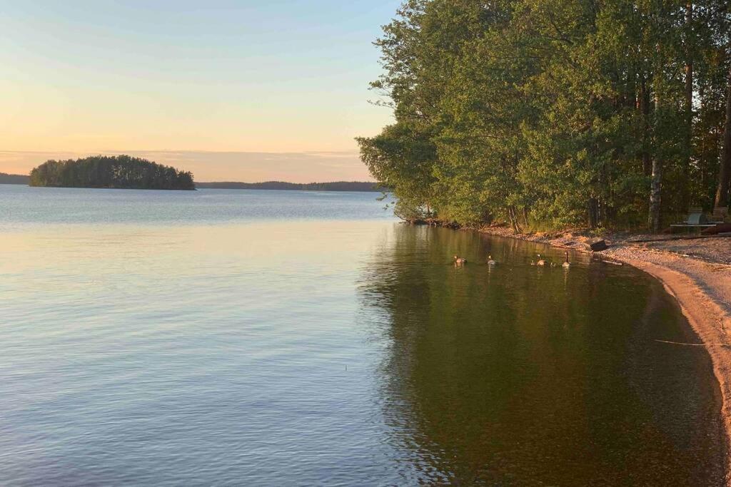 Elegant Villa On The Shore Of Lake Saimaa ラッペーンランタ エクステリア 写真